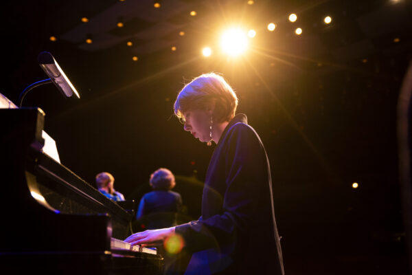 Jazz Ensemble preforming for the 20th Annual Jazz4Justice concert.  Photo by:  Sierra Guard/Creative Services/George Mason University